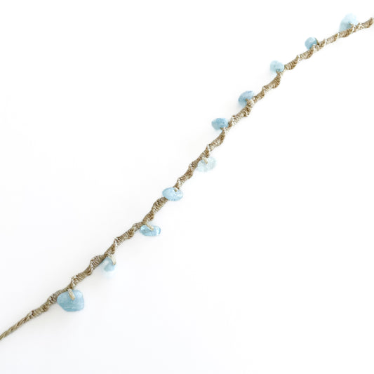 Aquamarine Anklets