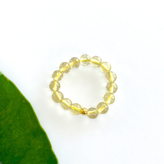 Citrine Rings - bead