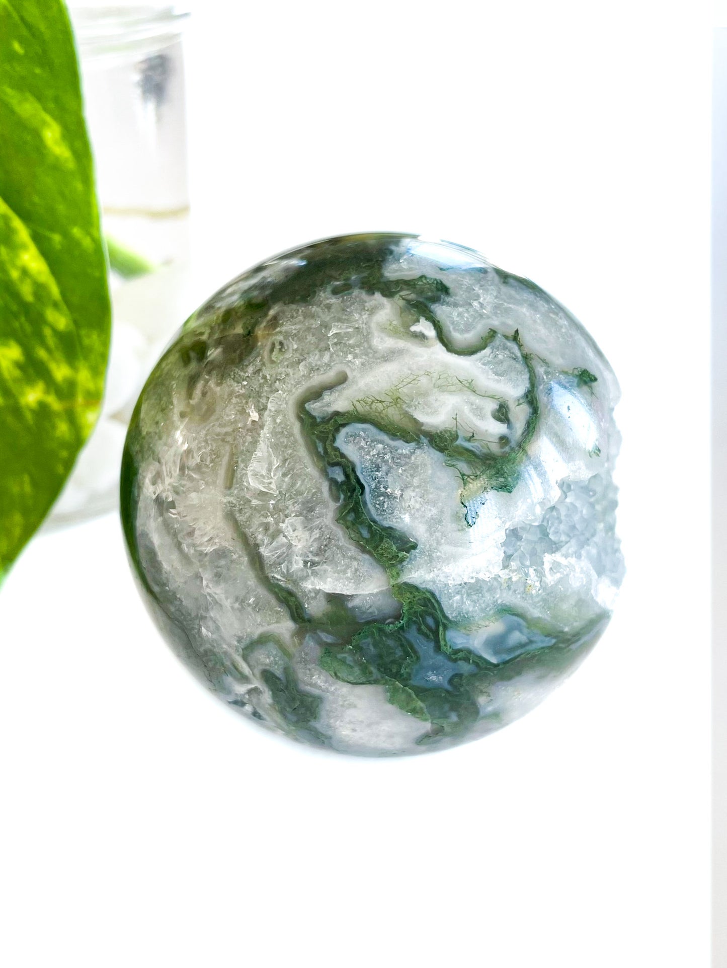 Moss Agate Sphere