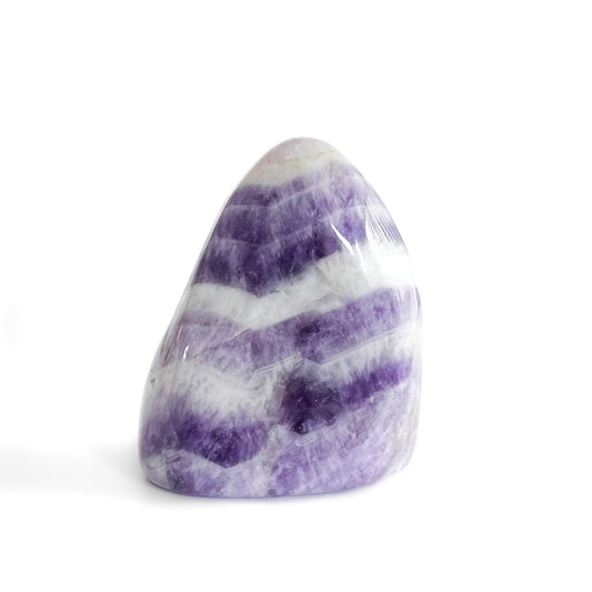 Chevron Amethyst Polished Freeform