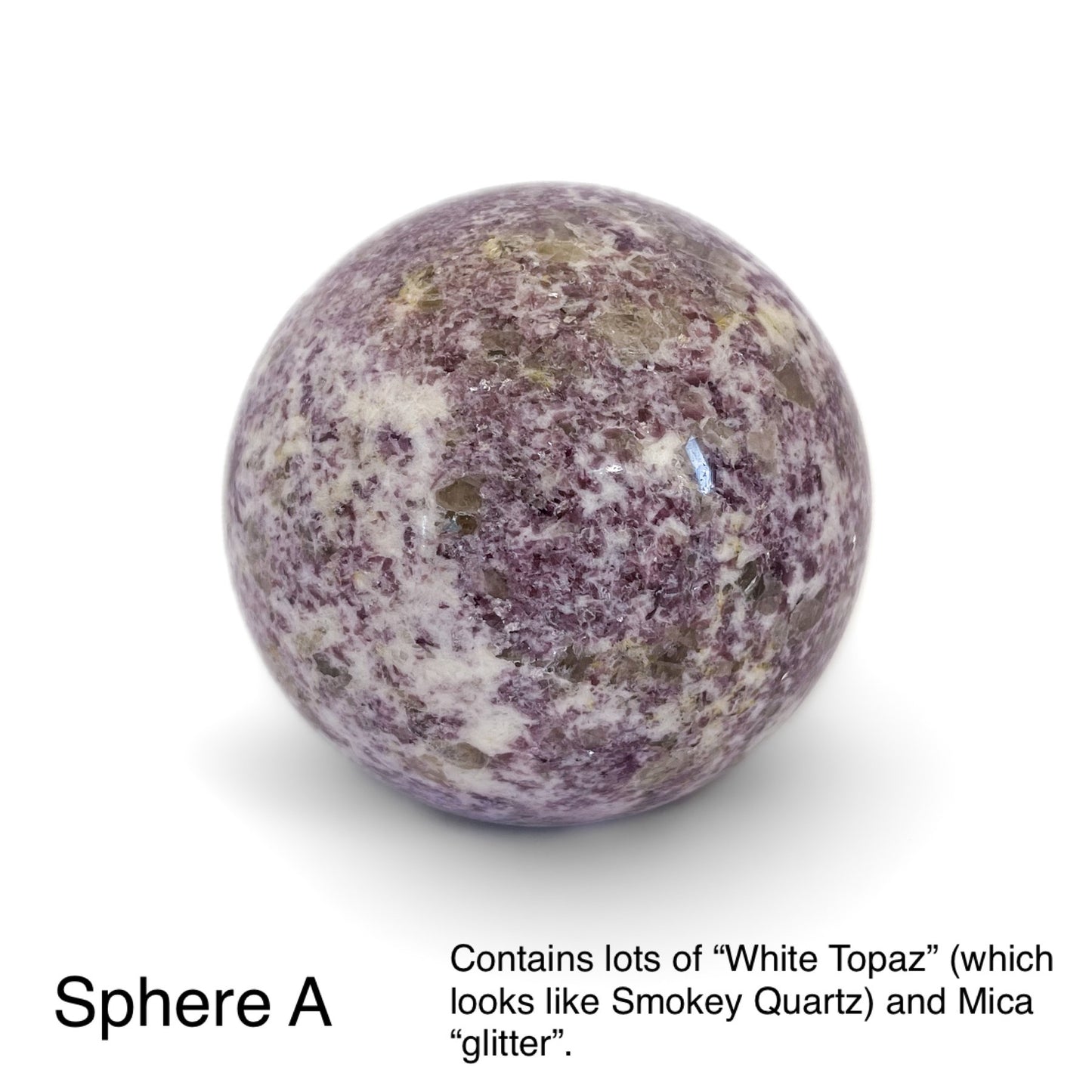 Lepidolite Spheres