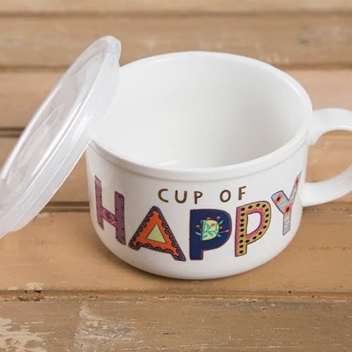 Camping Soup Mug - Cup of Happy