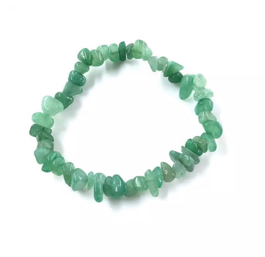 Green Aventurine Bracelets - chip bead