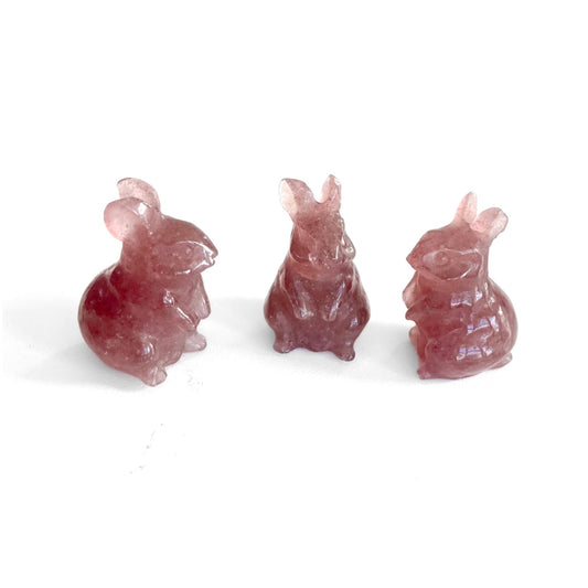 Strawberry Quartz Rabbit