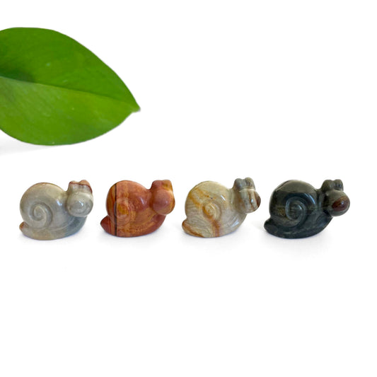 Polychrome Jasper Snails