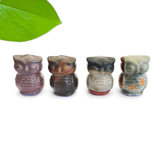 Polychrome Jasper Owls