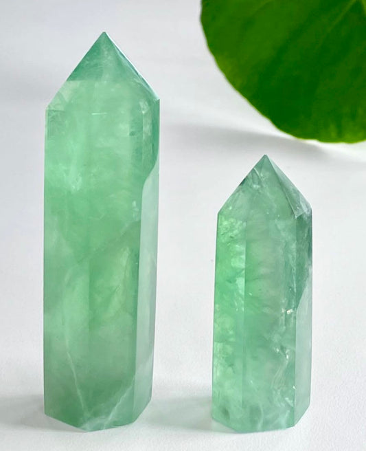 Green Fluorite Polished Point