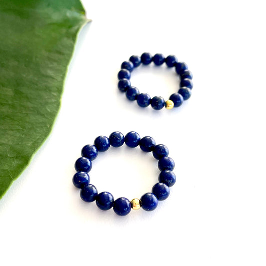 Lapis Lazuli Rings - bead