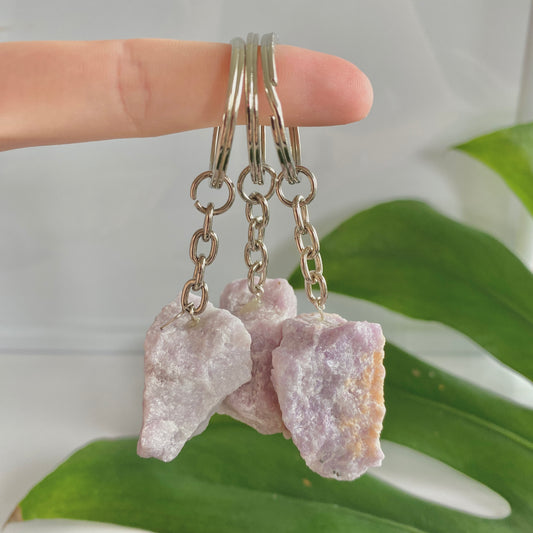 Lepidolite Keyring