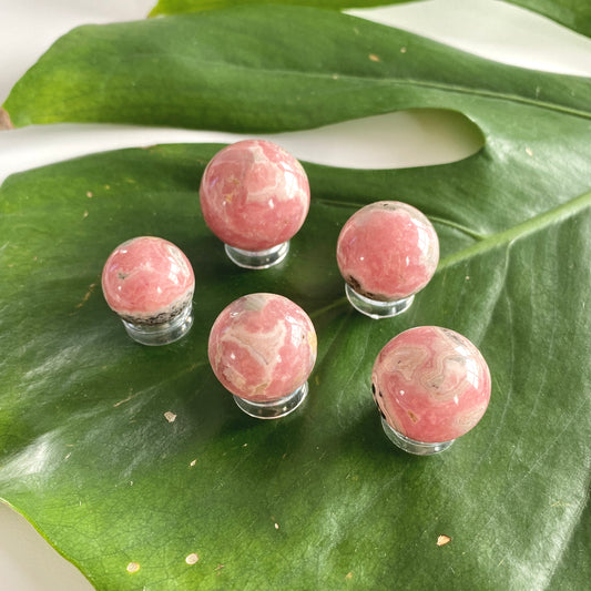 Rhodochrosite Spheres