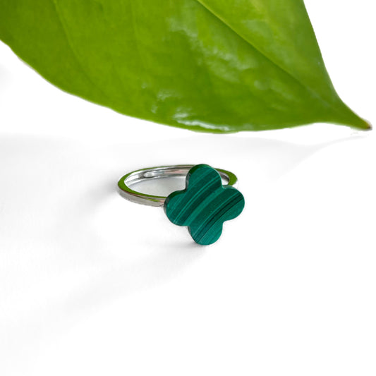 Malachite Rings - adjustable