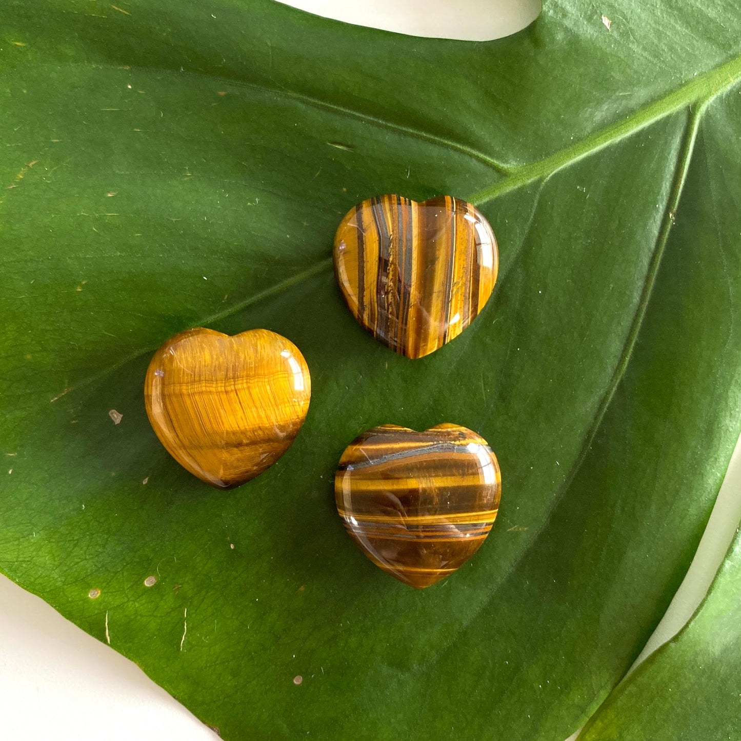 Tiger's Eye Hearts