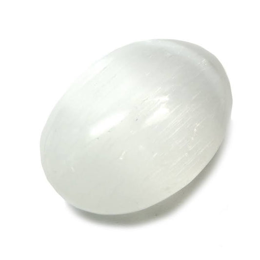 Selenite Palmstone