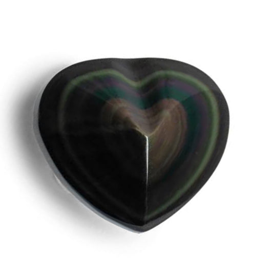 Rainbow Obsidian Hearts