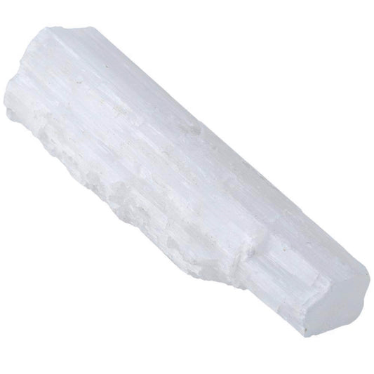 Selenite Rough Wand