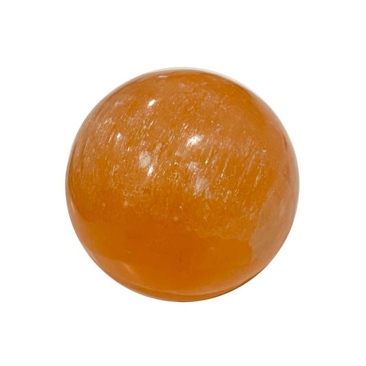 Orange Selenite Sphere